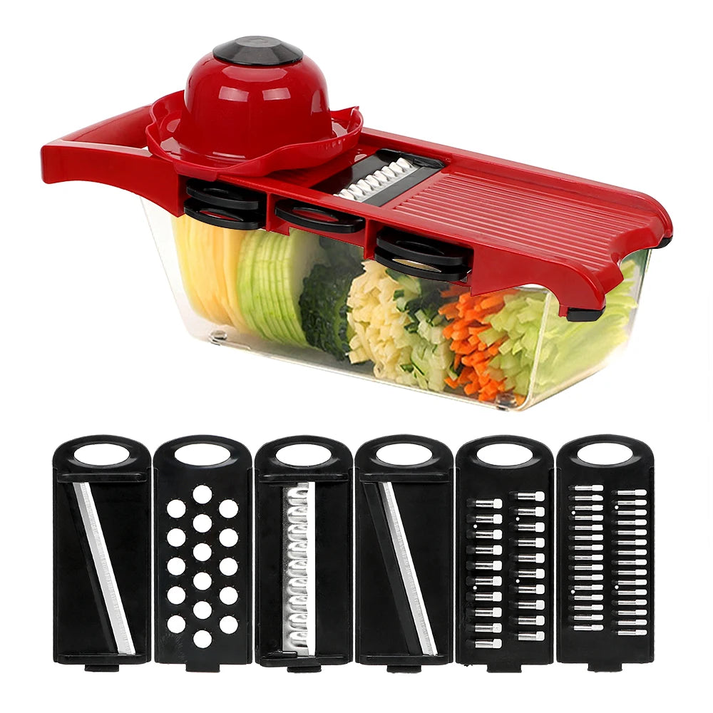 Cortador de verduras multifunción para cocina rápida
