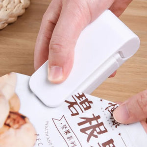 Sellador Portátil de Bolsas USB – Conserva tus alimentos frescos en segundos